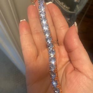 Stunning lavender impression bracelet